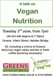 Nutrition talk flyer