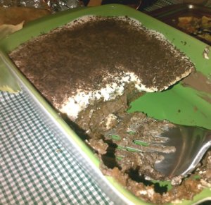 Supper, vegan tiramisu