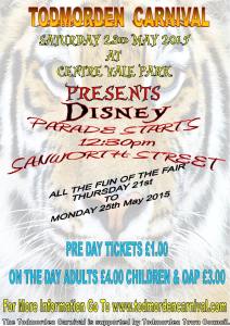 Todmorden Carnival 2015 poster