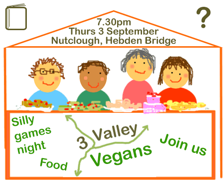 3 September: Pot luck and silly games evening