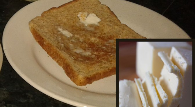 Vegan butterred toast by Emma