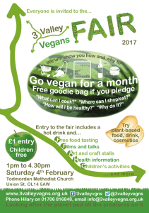 3 Valley Vegans Fair 2017 poster 1.0