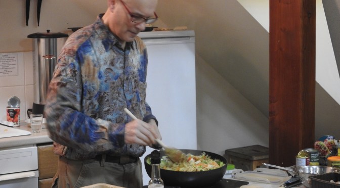Stir fry, prepared at one of our cookery demos