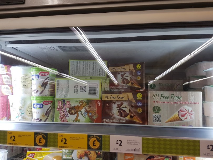 Morrisons Todmorden ice creams