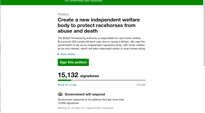 Horse safety petition 2018