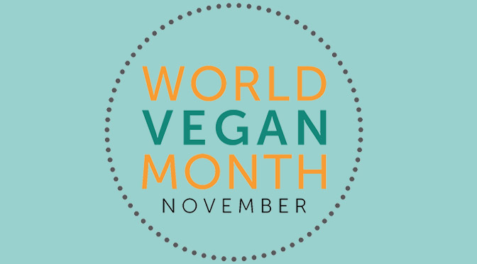world vegan month 2018 logo