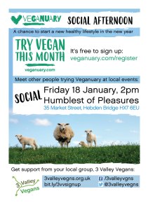 Veganuary social poster