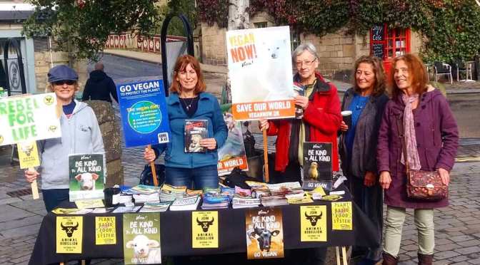 1 Nov: World Vegan Day, can you help at our Hebden Bridge stall?