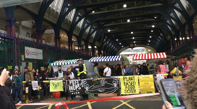 Animal Rebellion at Smithfield Market:  Reflections of a Day Tripper