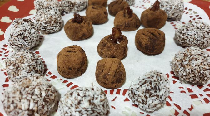 Chocolate peanut butter bites by Tanu (Christmas 2019)